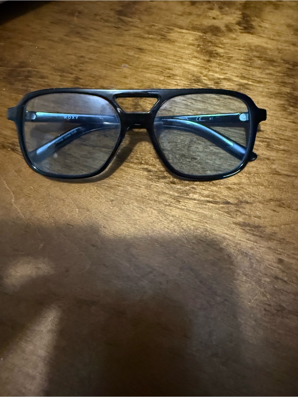 Roxy Black and Blue Men’s Aviator-Style Glasses